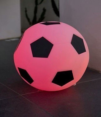 Ballon de foot lumineux couleur changeante sans fil Footy